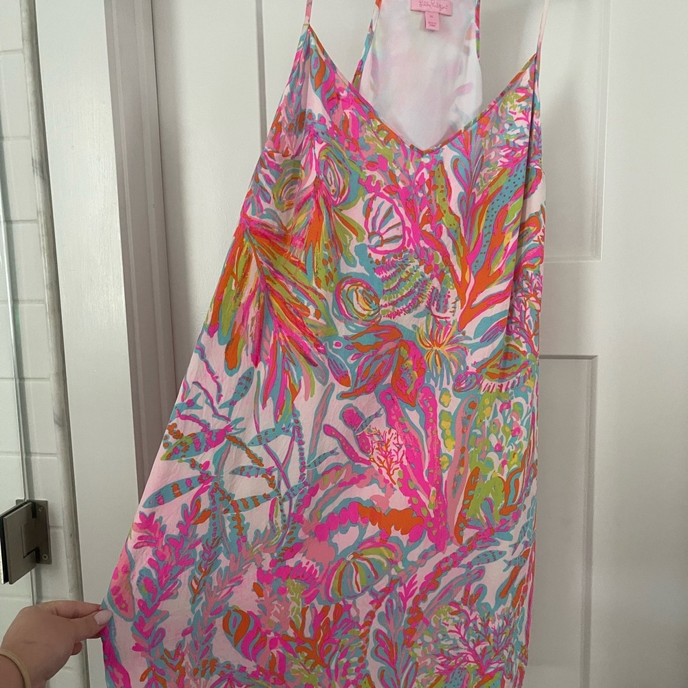 Lilly Pulitzer Vibrant Tropical Print Dress